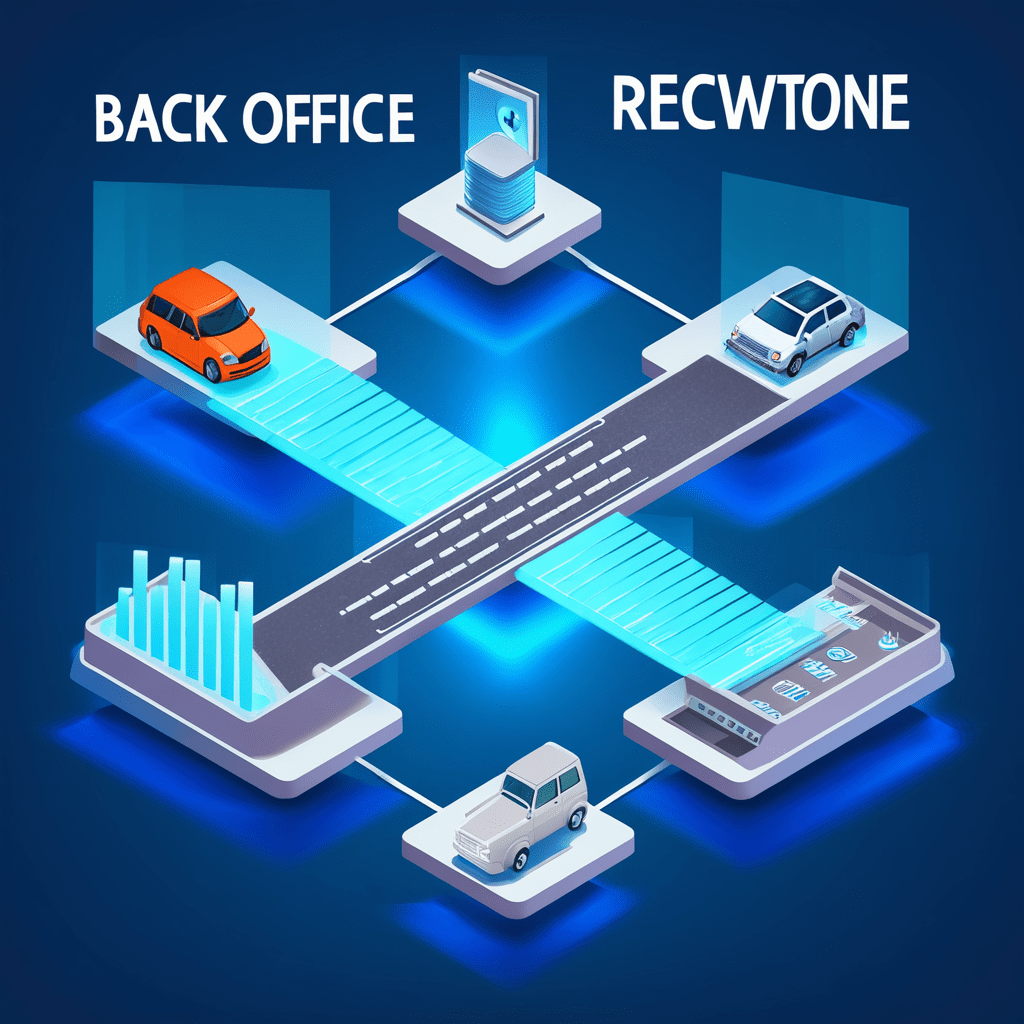실시간 리소스 모니터링 대시보드 – 15.4% 사용률과 파란 막대 그래프, 빨간 경고 지표가 보이는 홀로그램 제어판