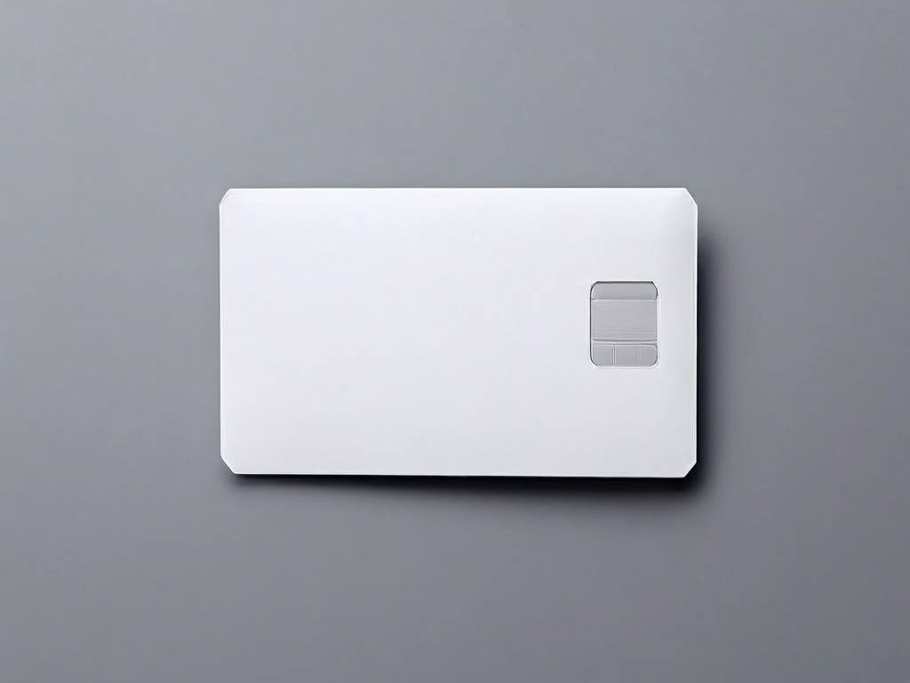 Payment card, envelope, and blank review card on gray surface for billing verification.